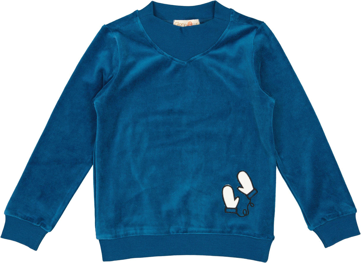 Glory Boys Girls Velour Mittens Sweatshirt - GW6371A