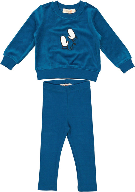 Glory Baby Boys Girls Velour Mittens Outfit - GW6372/6373