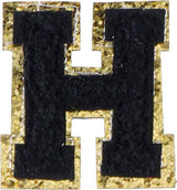 Letter H - Black