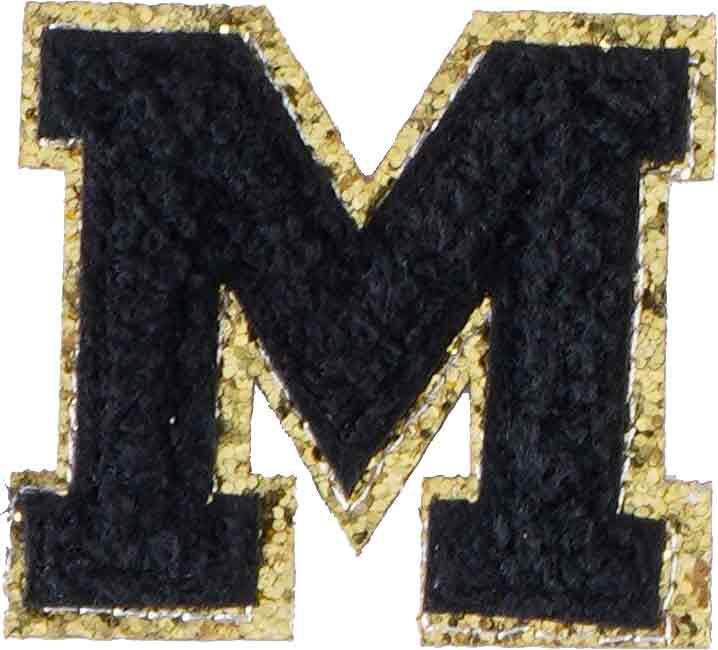 Letter M - Black