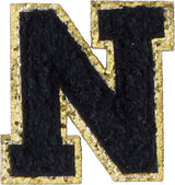 Letter N - Black