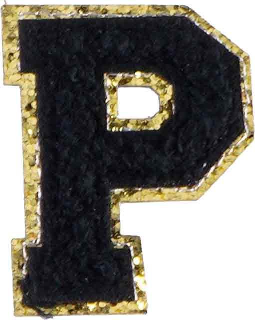 Letter P - Black