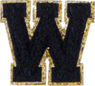 Letter W - Black