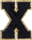 Letter X - Black