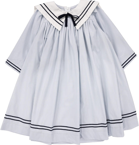 Analogie by Lil Legs Sailor Collection Girls 3/4 Sleeve Dress - SDQ