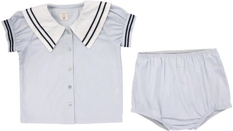 Analogie by Lil Legs Sailor Collection Baby Toddler Girls Outfit - SGS