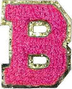 Letter B - Hot Pink