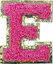 Letter E - Hot Pink