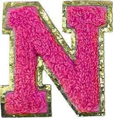 Letter N - Hot Pink