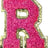 Letter R - Hot Pink