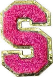 Letter S - Hot Pink