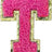 Letter T - Hot Pink