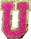 Letter U - Hot Pink