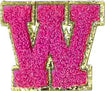 Letter W - Hot Pink