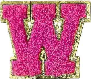 Letter W - Hot Pink