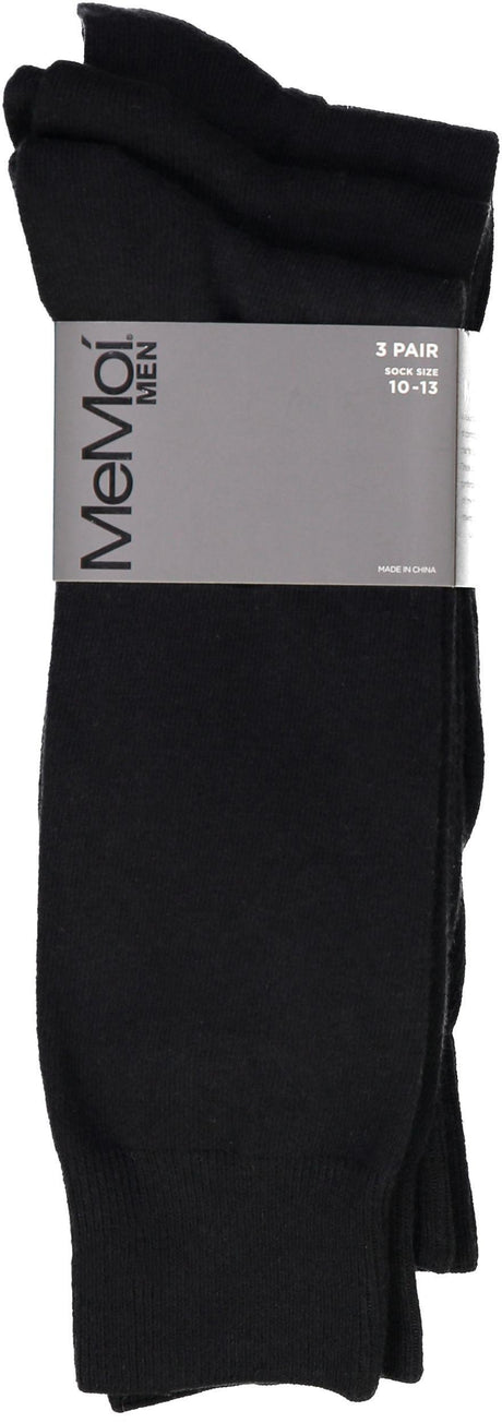 Memoi Mens Flat Knit Socks 3 Pack - MM-451