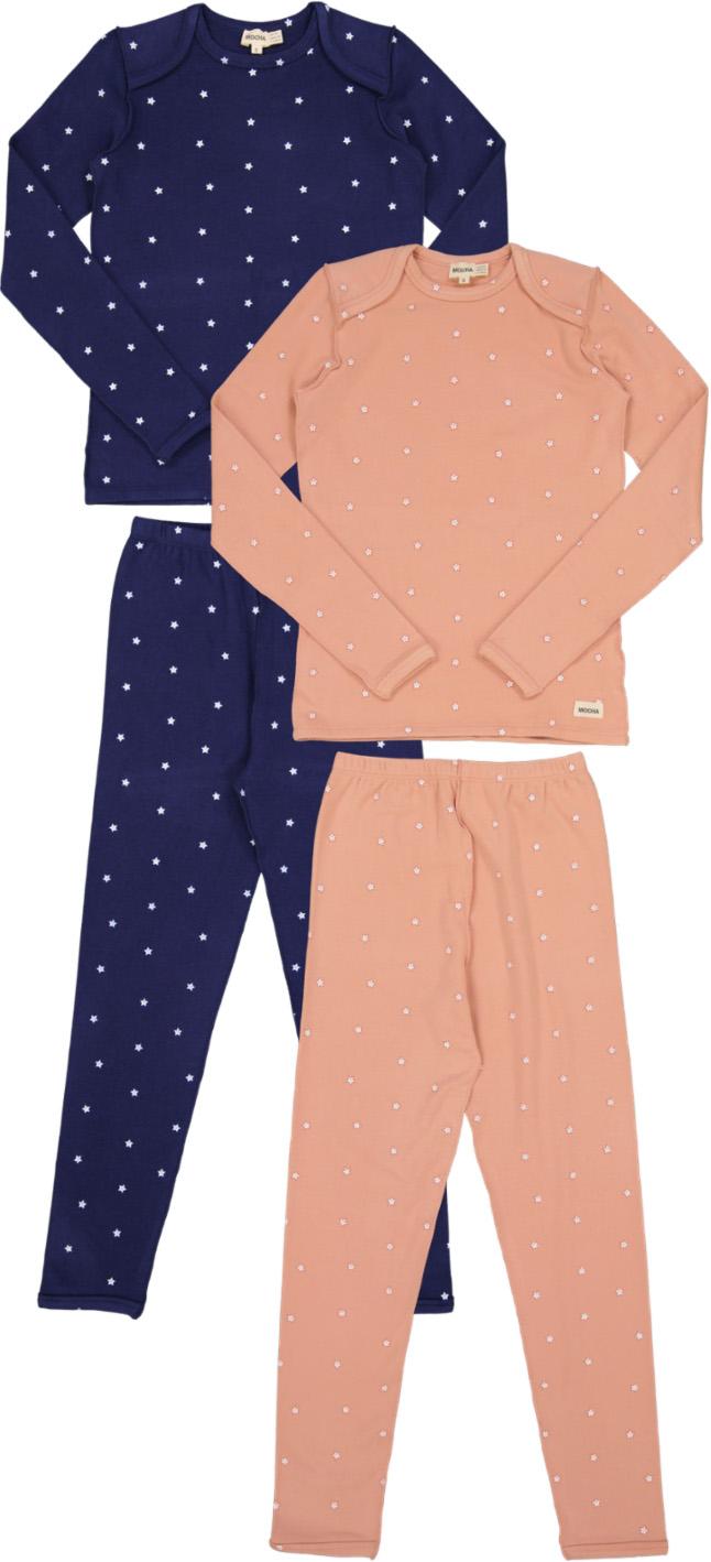 MOCHA Boys Girls Cotton Smiley Star Pajamas - WB4CP7015E