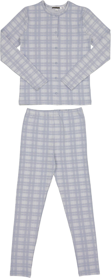 Whipped Cocoa Boys Girls Cotton Plaid Pajamas - WB4CY2400E