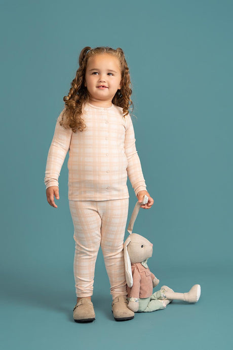 Whipped Cocoa Boys Girls Cotton Plaid Pajamas - WB4CY2400E