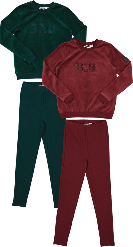 Whipped Cocoa Boys Girls Velour Bro/Sis Pajamas - WB4CY2528E