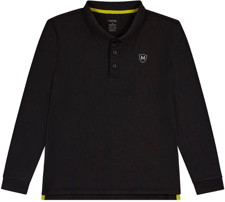 Memoi Boys Long Sleeve Polo Shirt - MBP-001