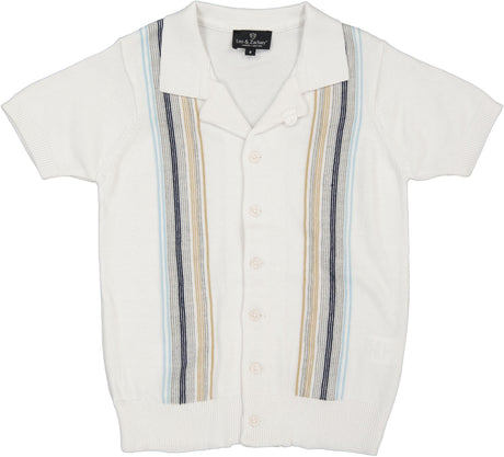 Leo & Zachary Boys Short Sleeve Sweater - Frank