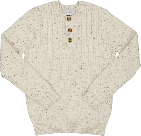 Klai Boys Ribbed Speckle Sweater - G2642