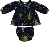 Klai Baby Girls Micro Cord Floral Outfit - TD30110