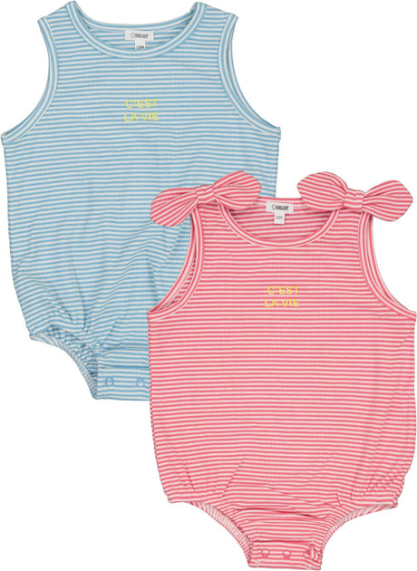 Bonjoy Baby Boys Girls Stripe Romper - BTS25001