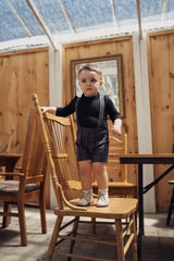 Space Gray Boys Plaid Overall - WB4CY2471O