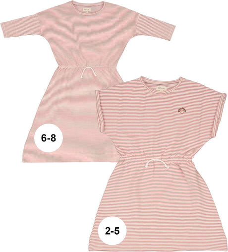 Ely's & Co Girls Metallic Stripe Dress - SS25-0017-D