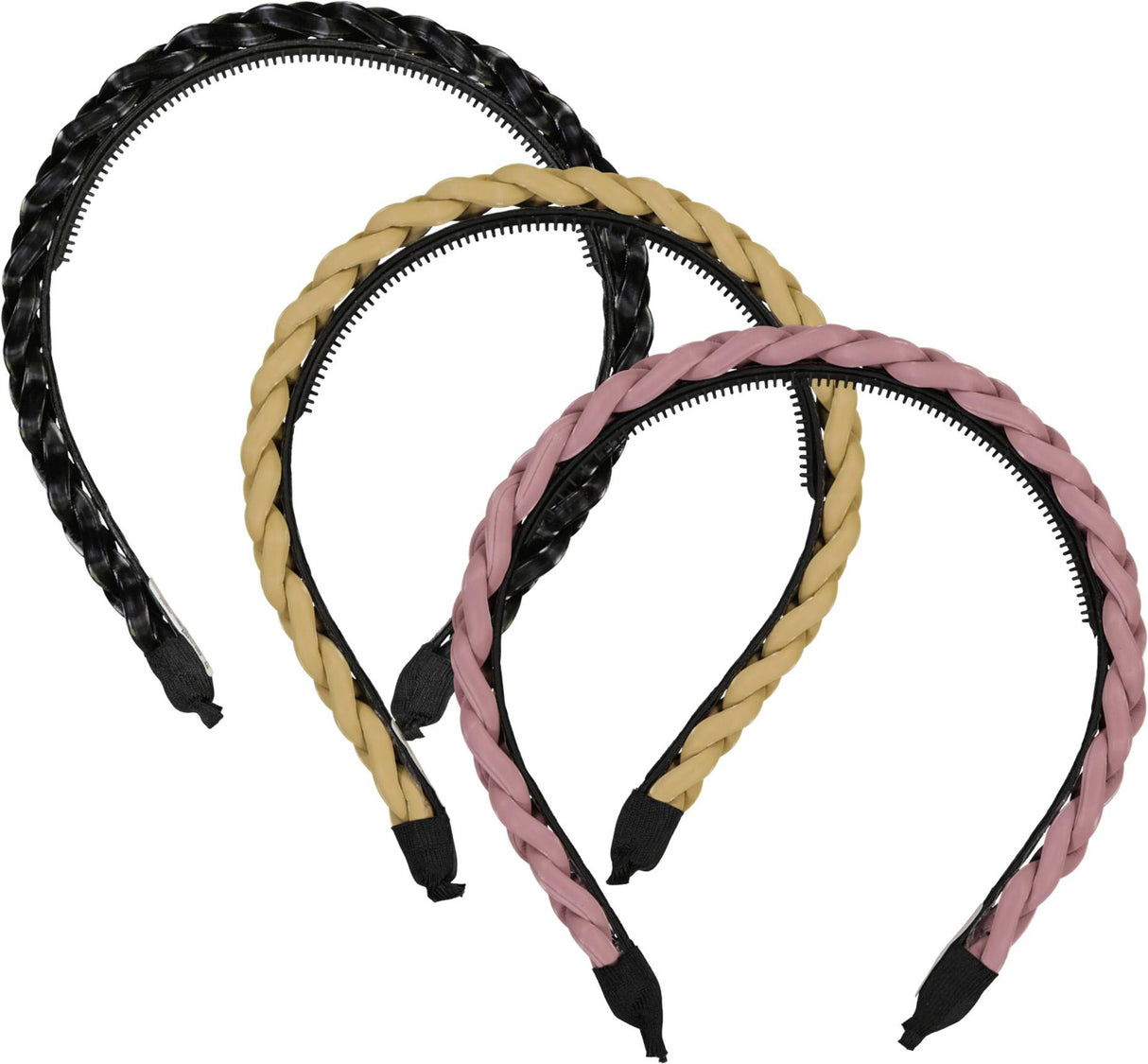 Keshet Girls Leather Braided Headband - HB2409