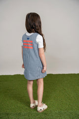 FYI Girls Woven Denim Jumper - SB5CP7132J