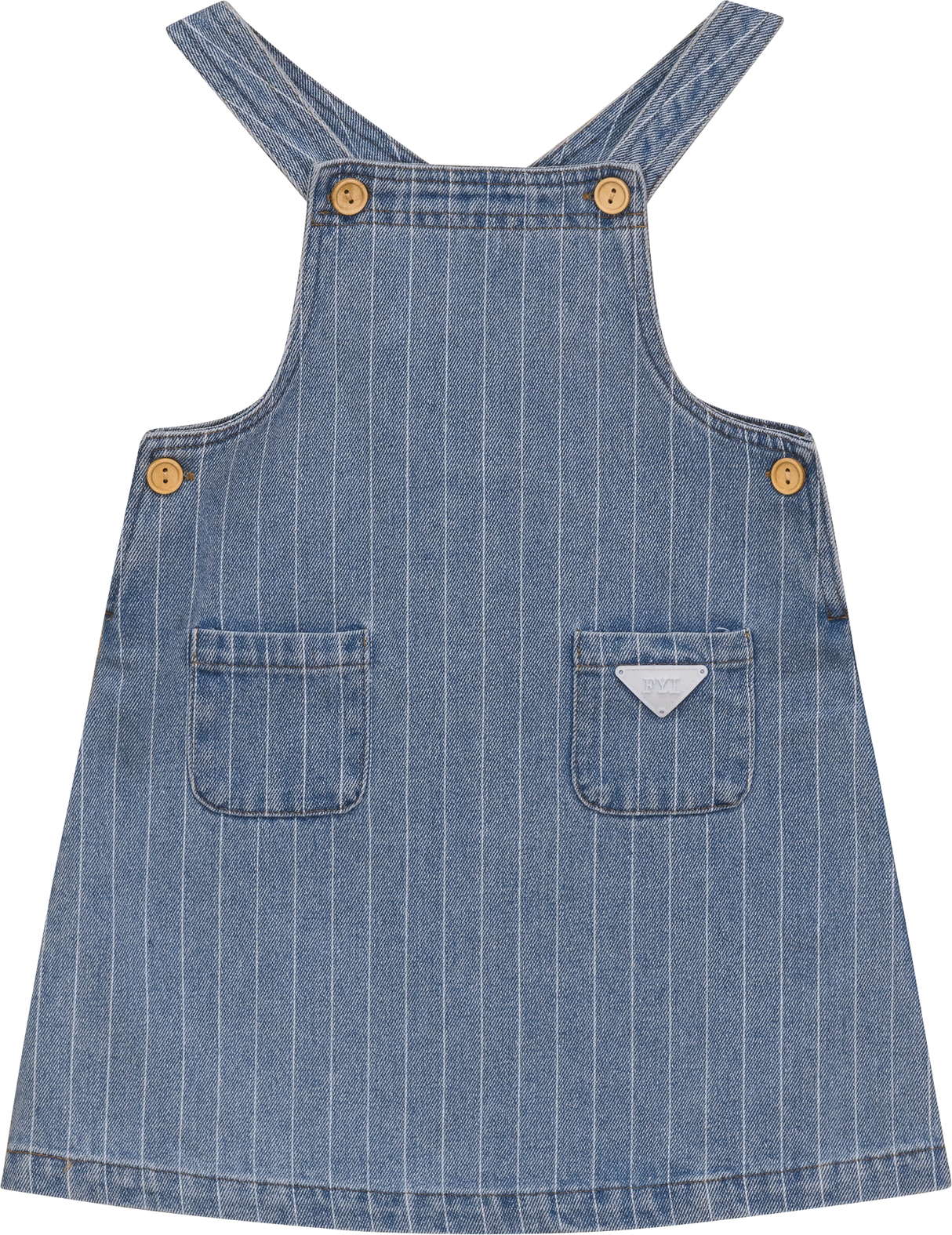 FYI Girls Striped Denim Jumper - SB5CP7133J