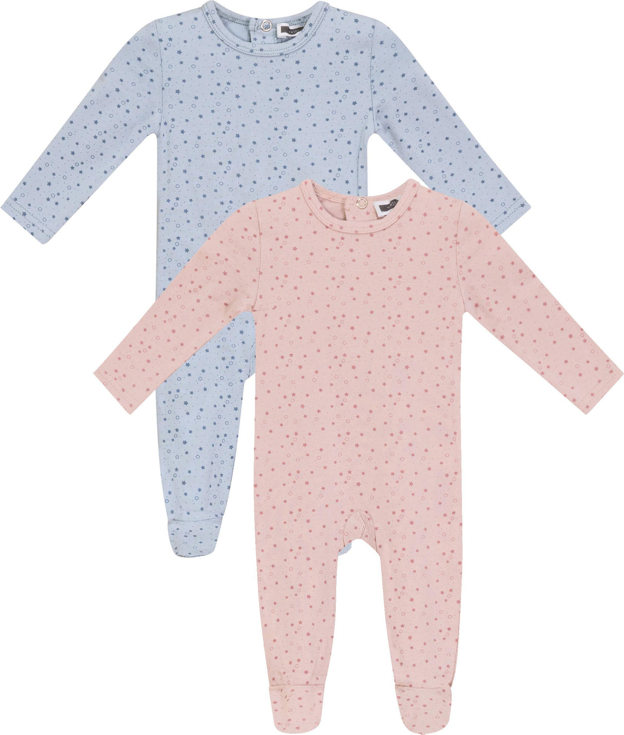 Whipped Cocoa Baby Boys Girls Star Print Modal Stretchie - SB5CY2550