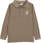 Bopop Boys Long Sleeve Emblem Polo Shirt - AS138