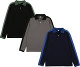 Bopop Boys Long Sleeve Polo Shirt