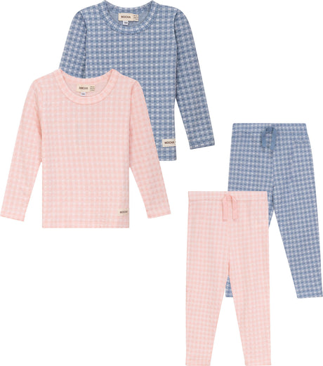 MOCHA Boys Girls Textured Cotton Pajamas - SB5CP7121E