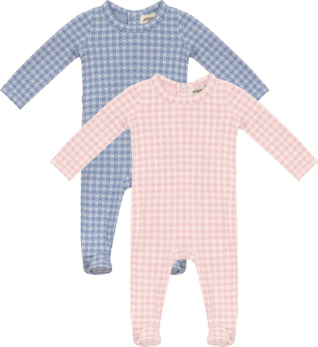 MOCHA Baby Boys Girls Textured Cotton Stretchie - SB5CP7121