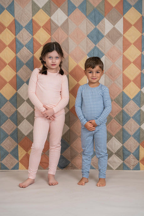 MOCHA Boys Girls Textured Cotton Pajamas - SB5CP7121E