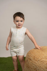 So What Baby Boys Checkered Romper - SB5CY2652