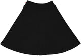 Three Bows Girls Ribbed Camp Skirt