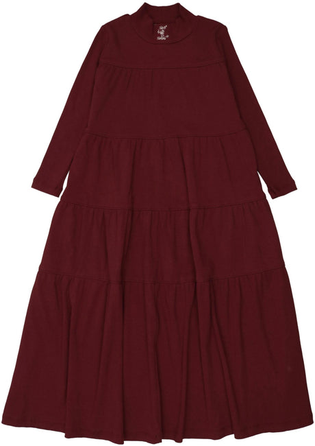 Bonjoy Girls Ribbed Tiered Robe - BPW001RR