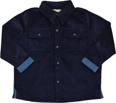 Numu Boys Corduroy Long Sleeve Shirt