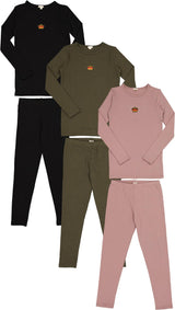 Lil Legs Shabbos Collection Boys Girls Crown Cotton Lounge Set Pajamas