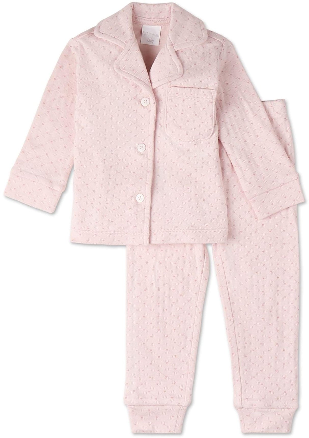 MiniMoi by Memoi Girls Little Hearts Pointelle Cotton Pajamas - IBJ09285