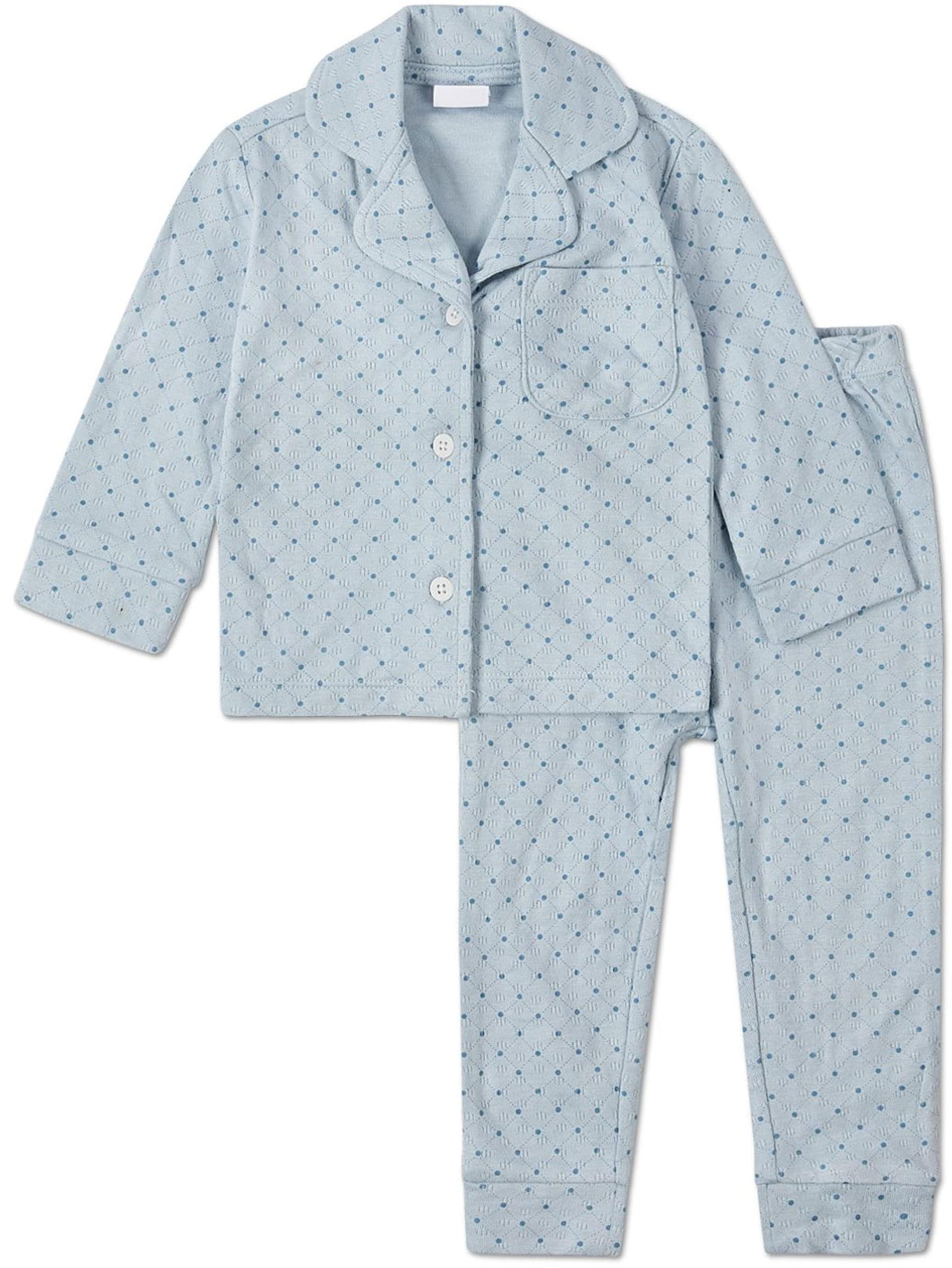 MiniMoi by Memoi Boys Little Dots Pointelle Cotton Pajamas - IBJ09286