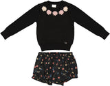 Clo Baby Girls Knit Floral Outfit - WB4CP7032E