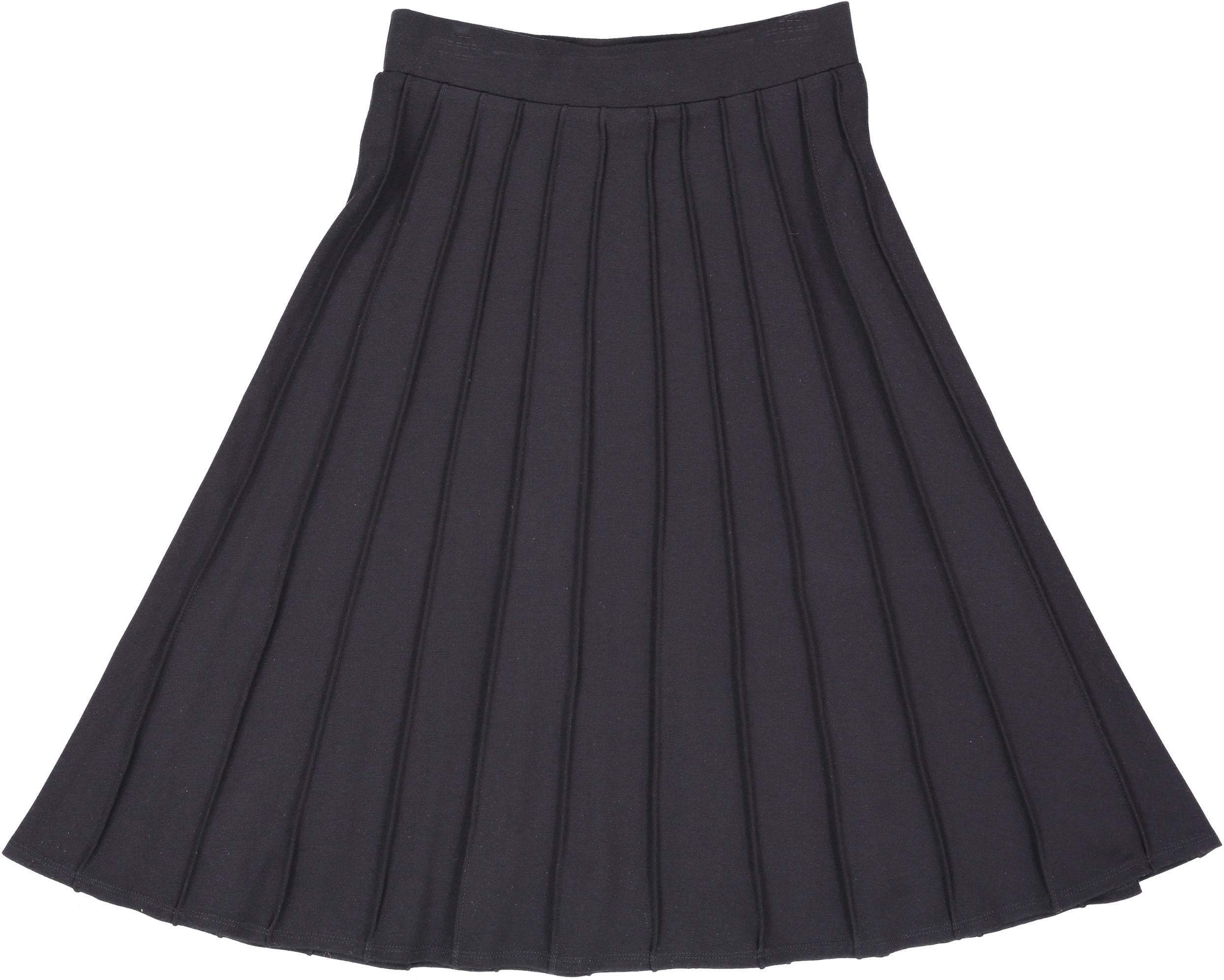 Women's black pleated school skirt sale