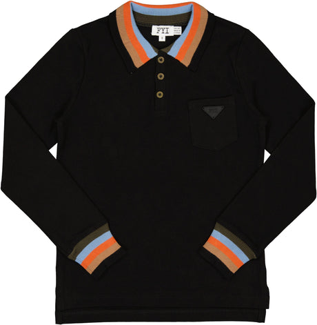 FYI Boys Long Sleeve Polo Shirt - WB4CP7076